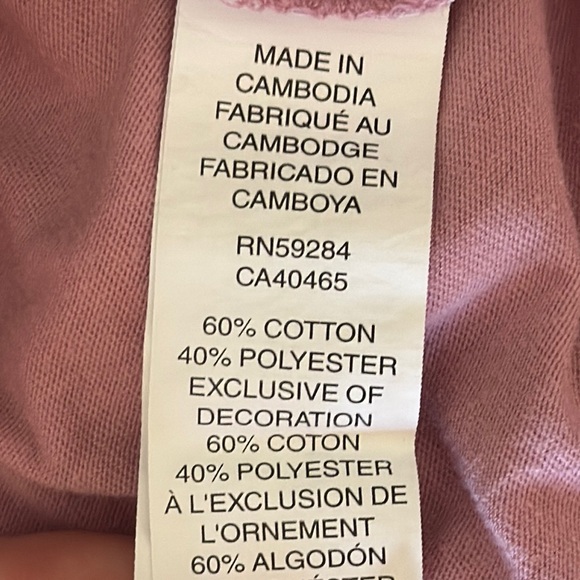 Pink Butterfly Sequin Kids Top - Picture 5 of 6